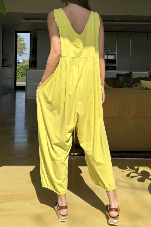 Bodhi Cotton Jersey Jungaree Bamboo